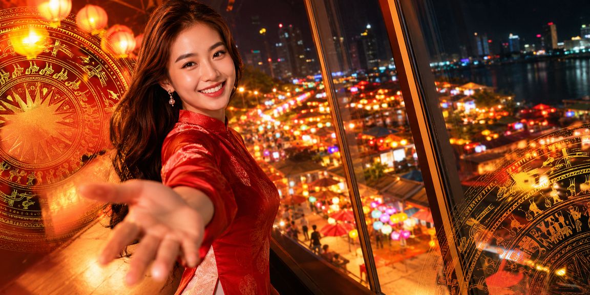 Khung cảnh chợ đêm Nha Trang với người dùng truy cập nền tảng cá cược trực tuyến trên điện thoại